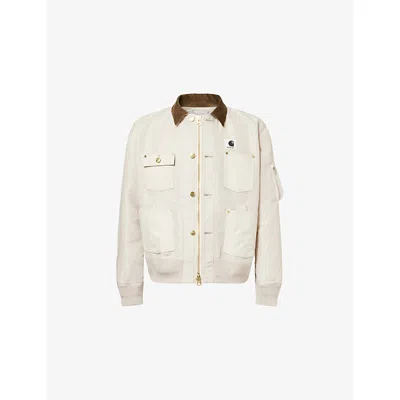 Sacai Coat Men Color White