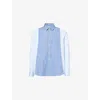 Sacai Cotton Shirt Striped Pattern In Stripe Mix