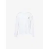 Sacai Xcarhartt Wip Pocket-chest Long-sleeve T-shirt In White