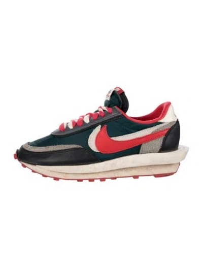 Pre-owned Sacai Mesh Colorblock Pattern Athletic Sneakers In Multicolor