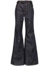 Sacai Denim Pants In Blue