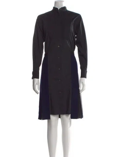 Pre-owned Sacai Midi Length Dress In Black