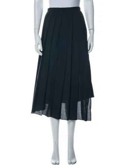 Pre-owned Sacai Midi Length Skirt In Black