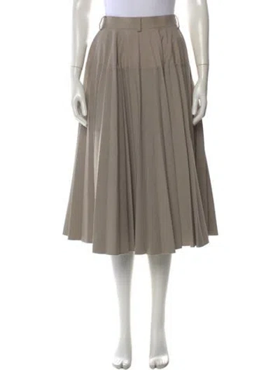 Pre-owned Sacai Midi Length Skirt In Neutral
