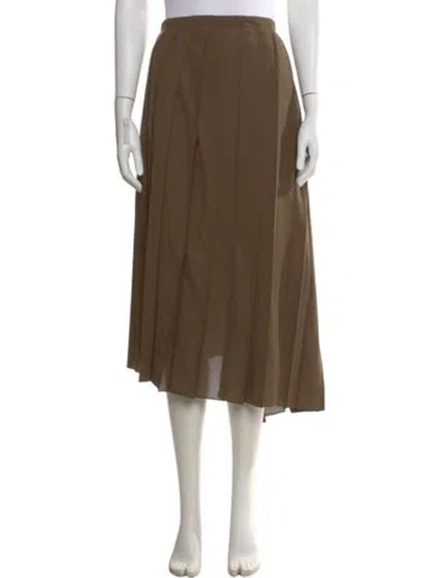 Pre-owned Sacai Midi Length Skirt W/ Tags In Gray