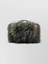 Sacai Mini Bags With Faux Fur And Top Handle