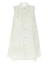 Sacai Mini Chemisier Dress Dresses White