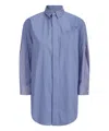 Sacai Striped Shirt Dress
