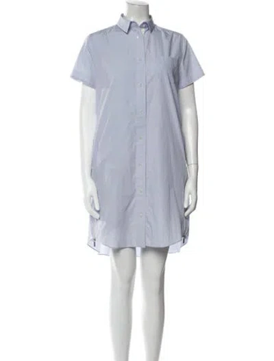 Pre-owned Sacai Mini Dress In Blue