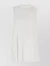 Sacai Mini Dress In Satin Cotton