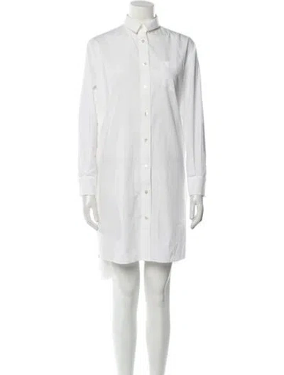 Pre-owned Sacai Mini Dress In White