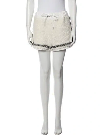 Pre-owned Sacai Mini Shorts W/ Tags In White