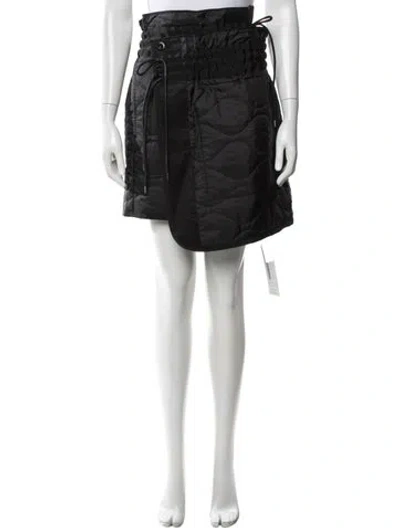 Pre-owned Sacai Mini Skirt In Black