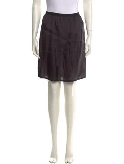 Pre-owned Sacai Mini Skirt In Gray