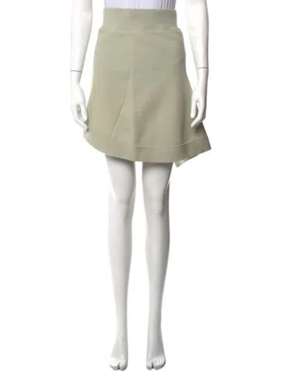 Pre-owned Sacai Mini Skirt In Green