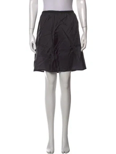 Pre-owned Sacai Mini Skirt In Grey
