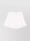 Sacai Mixed Denim Pleated Shorts