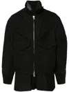 Sacai Multi-pocket Jacket In Black