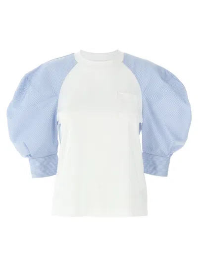 SACAI MULTICOLOR BALLOON T-SHIRT