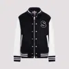 Sacai Navy Blue Interstellar Blouson Jacket In Navy Blue