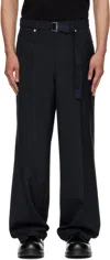 Sacai Navy Suiting Trousers