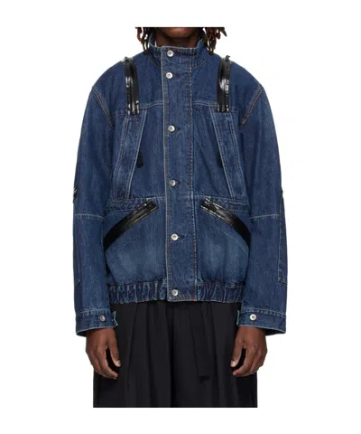 SACAI NON-STRETCH DENIM JACKET
