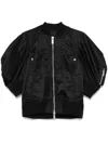 Sacai Bomber Jacket Metallic Hardware In Black
