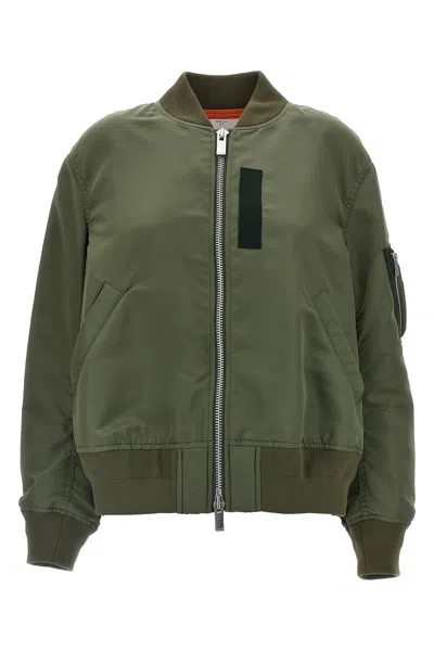 SACAI NYLON BOMBER JACKET