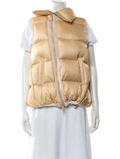 Pre-owned Sacai Nylon Down Jacket In Neutral