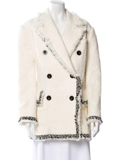 Pre-owned Sacai Nylon Faux Fur Jacket In Neutral
