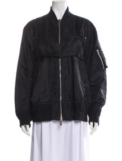 Pre-owned Sacai Nylon Jacket In Black