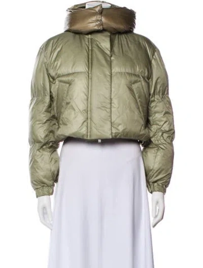 Pre-owned Sacai Nylon Jacket In Green