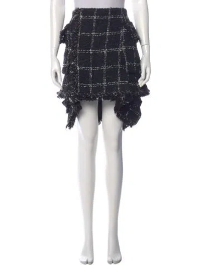 Pre-owned Sacai Nylon Knee-length Skirt In Blue