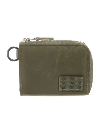 Pre-owned Sacai Nylon Pouch In Green