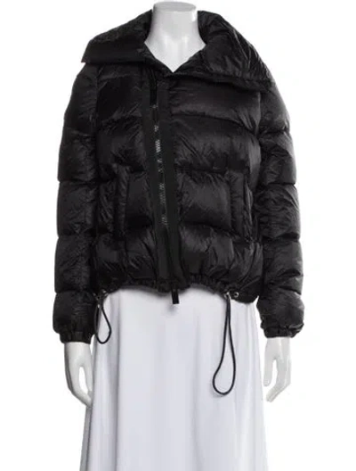 Pre-owned Sacai Nylon Puffer Coat In Blue