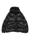 Sacai Nylon Puffer Down Jacket In Black