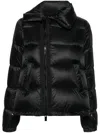 Sacai Piumino In Nylon Nero Donna In Black