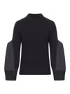 SACAI NYLON SLEEVED SWEATER