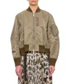 Shop Sacai Nylon Twill Blouson