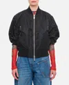Sacai Black Regular Fit Bomber Jacket In Black