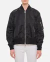Sacai Womens Black Relaxed-fit Round-neck Shell Jacket In Black