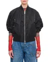 Sacai Black Regular Fit Bomber Jacket In Black