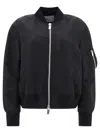 Sacai Zip-up Nylon Bomber Jacket