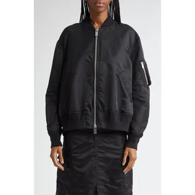 SACAI SACAI NYLON TWILL BOMBER JACKET