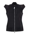 Sacai Gabardine Twill Jacket In Black