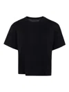 Sacai Camiseta - Negro In Negro