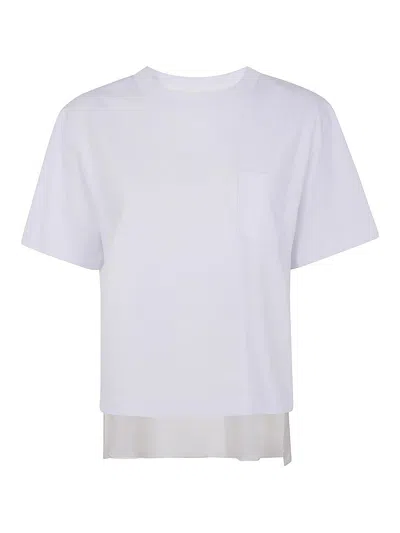SACAI CAMISETA - BLANCO