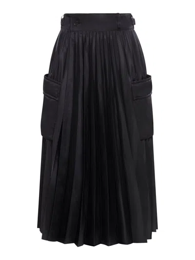 SACAI NYLON TWILL SKIRT