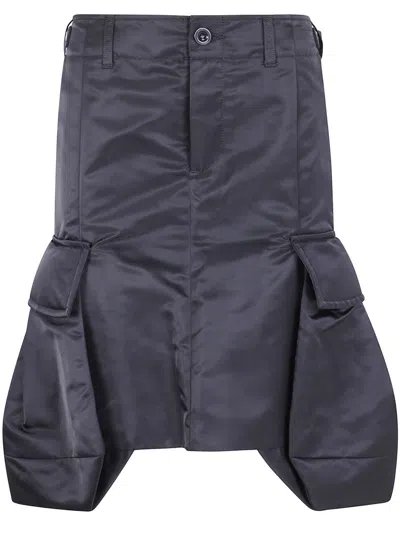 Sacai Nylon Twill Skirt Clothing In Black