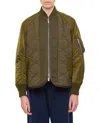 Sacai Nylon Twill X Rip Stop Jacket In Green